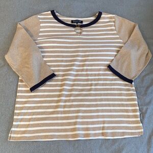 Jones New York 3/4 sleeve shirt